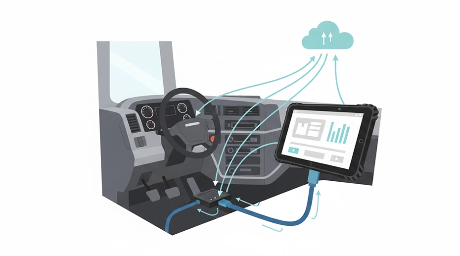 Fleet Tracking software dashboard