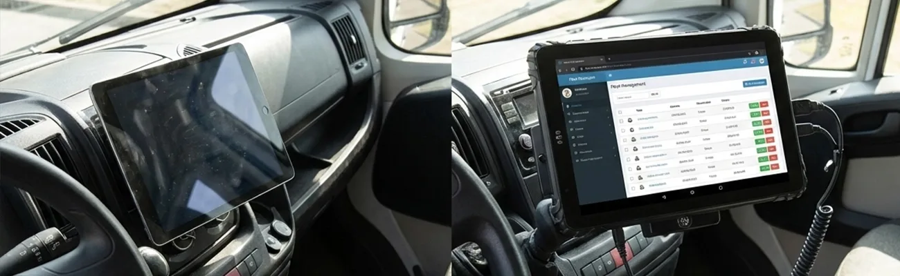 comparison between consumer tablet and rugged mobile data terminal